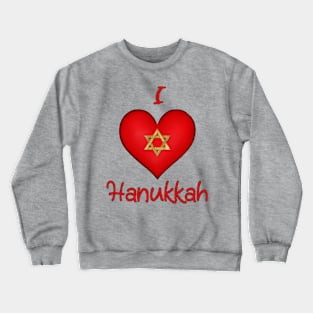 iHeart Hanukkah Crewneck Sweatshirt